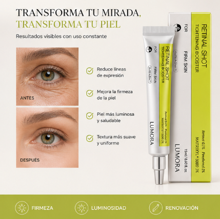 LUMORA/ Crema Facial Antiarrugas Retinal